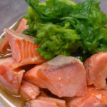 塩鮭の焼きびたし
